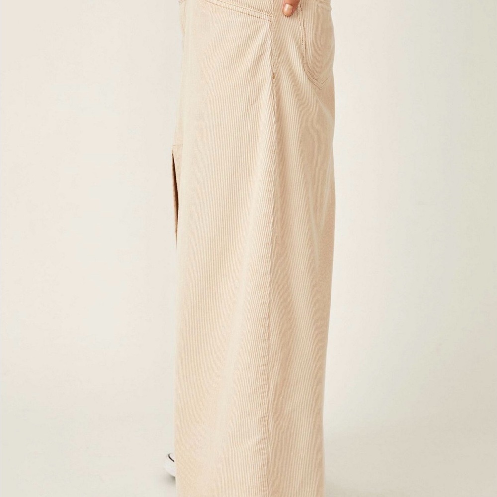 Free People Cream Corduroy skirt New condition - Picture 4 of 7